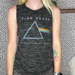 Pink Floyd Band Tee Heather Tank Top Medium